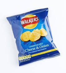 Walkers - Cheese & Onion Crisps (32.5g x32 box)
