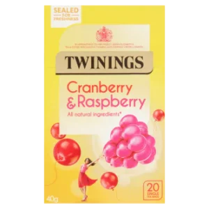 4 x Twinings Infusions Cranberry & Raspberry 20