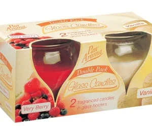 12 x Pan Aroma Candle Very Berry & Vanilla 2 Pack
