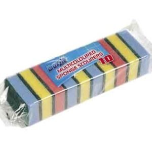 40 X Duzzit Sponge Scourers 10 PACK