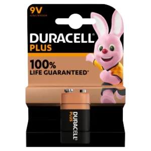 10 X Duracell Plus 9V Battery
