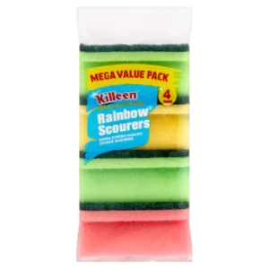 12 x Killeen Rainbow Scourers 4 Pack