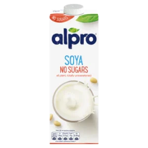 8 x Alpro Soya Unsweetened 1Ltr