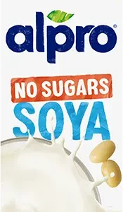8 x Alpro No Sugars Soya 1L